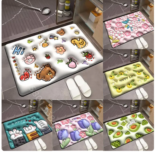 TAPETE ANTIDESLIZANTE 3D