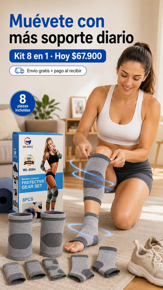 FlexiProtect 8 en 1 – Soporte Antidolores para Articulaciones