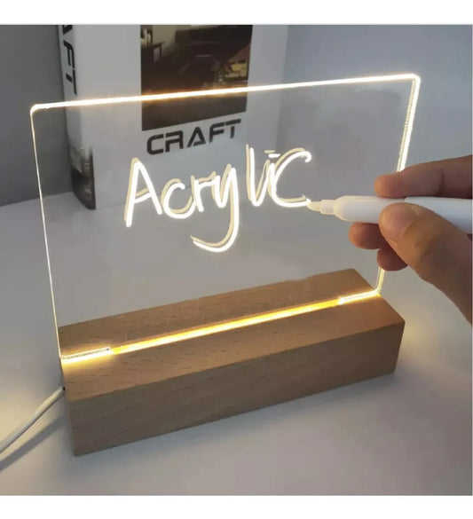 tablero LED incluye marcadores