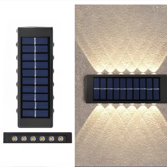 SET 2 UNIDADES X 1  LUZ SOLAR DE PARED LIGHBLEX