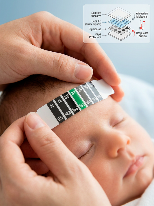 Cinta Termometro para niños Pack 10 unidades®.